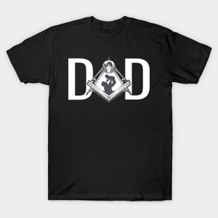 Masonic Dad Freemasonry Fathers Day Freemason T-Shirt